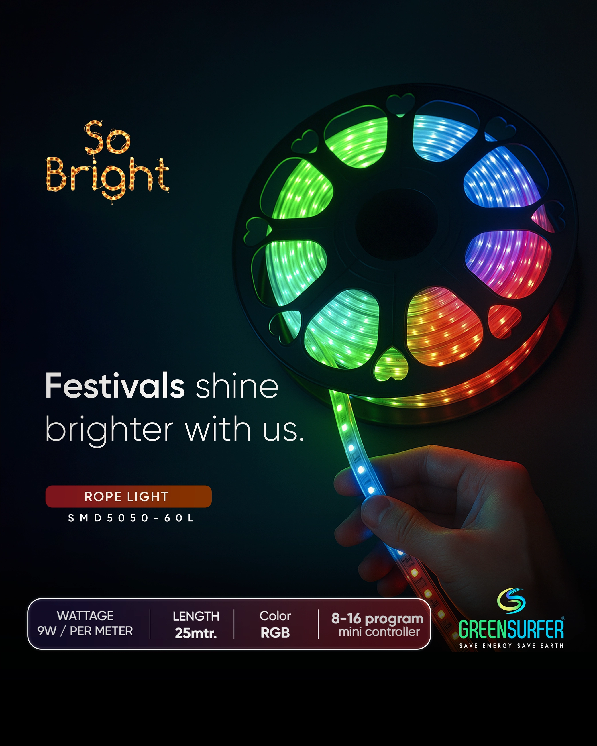 Colorful Festival Lights